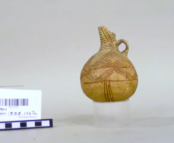 White Painted juglet - image 1