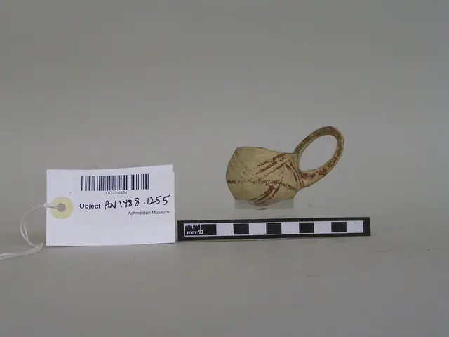 White Painted dipper cup - image 1