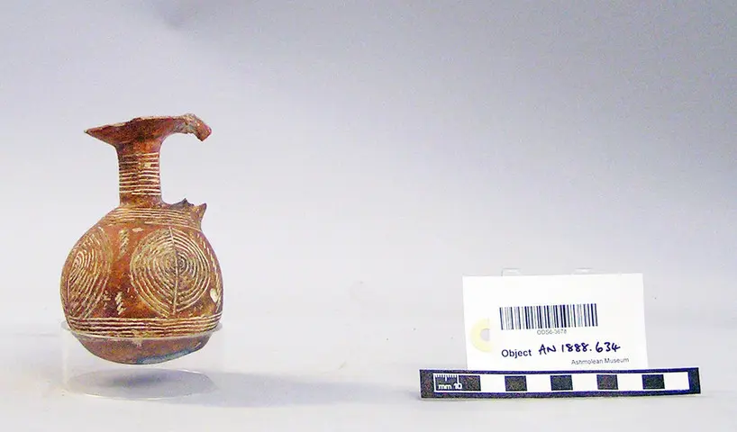 Red Polished globular juglet - image 1