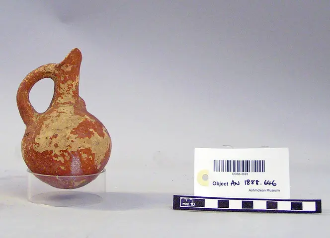 Red Polished steep-spouted juglet - image 1