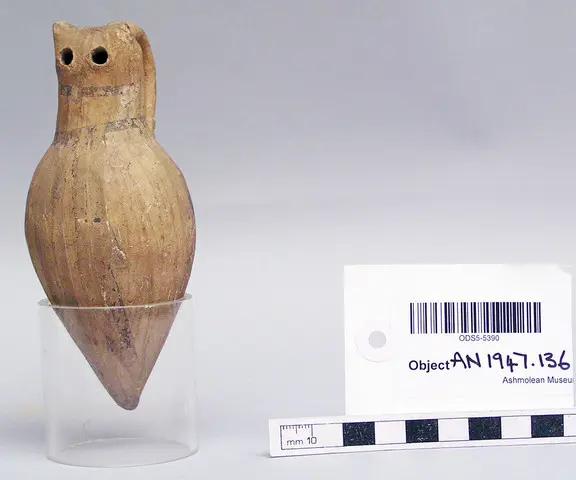White Shaved owl rattle - image 1