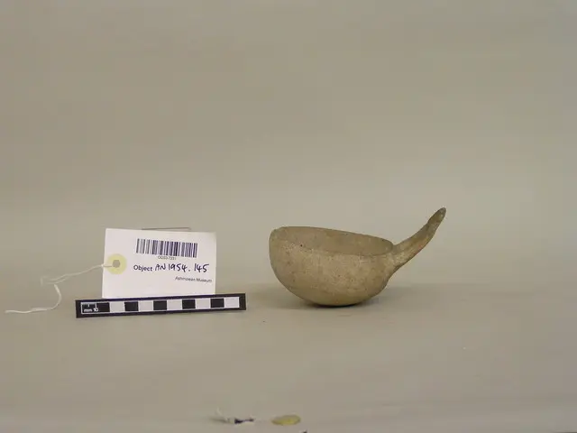 Plain White bowl with loop handle - image 1