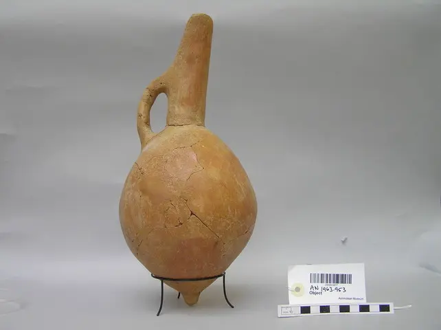 Red Polished II Jug with cut-away spout and mastoid base - image 1