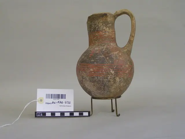 Red-on-Black jug - image 1