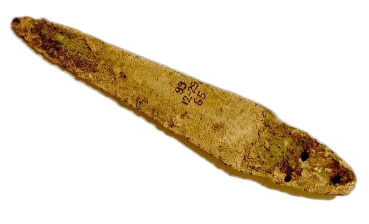 Bronze Riveted Dagger Blade - image 1
