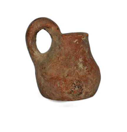 Red Polished Dipper Jug - image 1