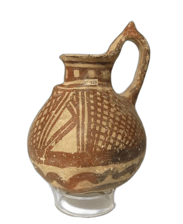 White Painted Jug - image 1