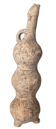 White Painted Flask - image 1