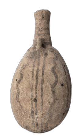 White Painted Flask - image 1