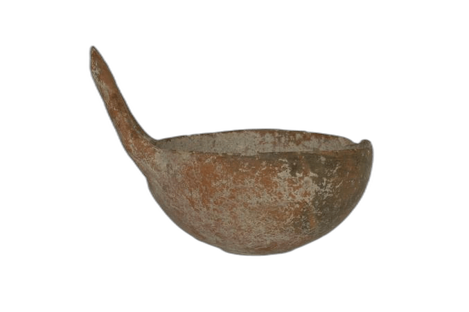 Red Polished Mottled Bowl - image 1