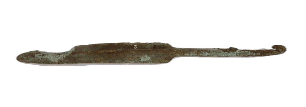 Bronze Hooked Tang Dagger - image 1