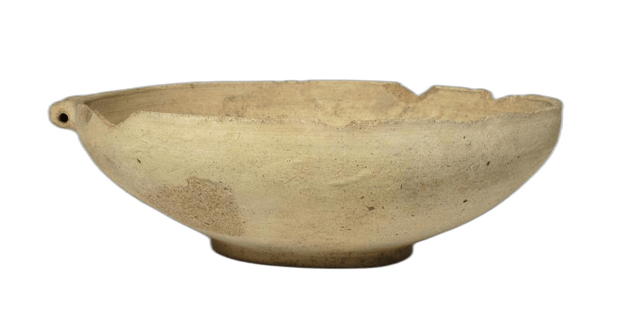 Plain White Wheel-made Bowl - image 1