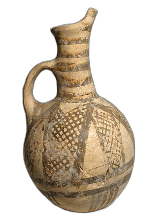 White Painted Ware Jug - image 1