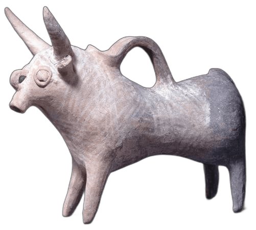 Base Ring II Bull Askos - image 1