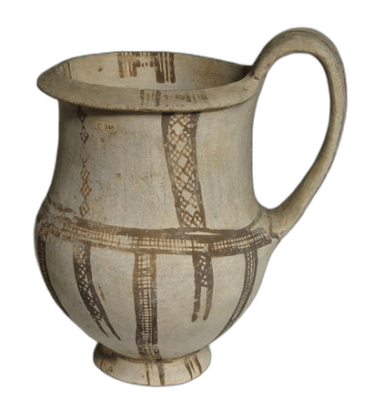 White Slip Tankard - image 1