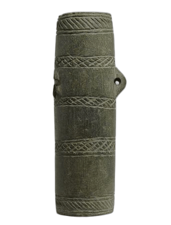 Chlorite Engraved Flask - image 1