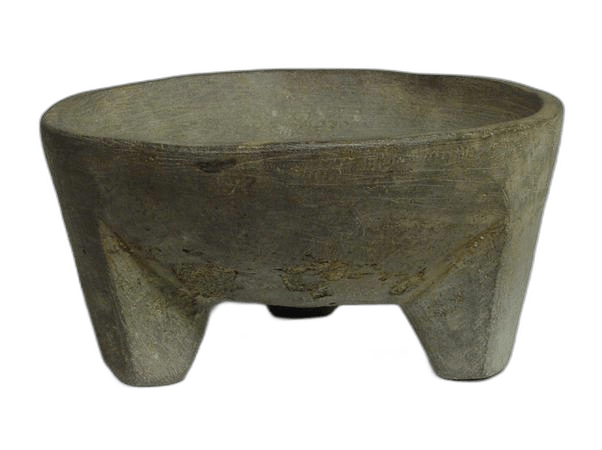 Green Chlorite Tripodic Mortar - image 1