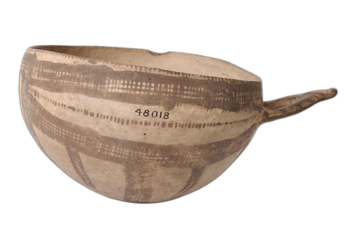 White Slip Wish-Bone Bowl - image 1