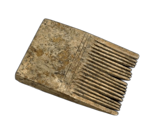 Ivory Carved Comb - image 1