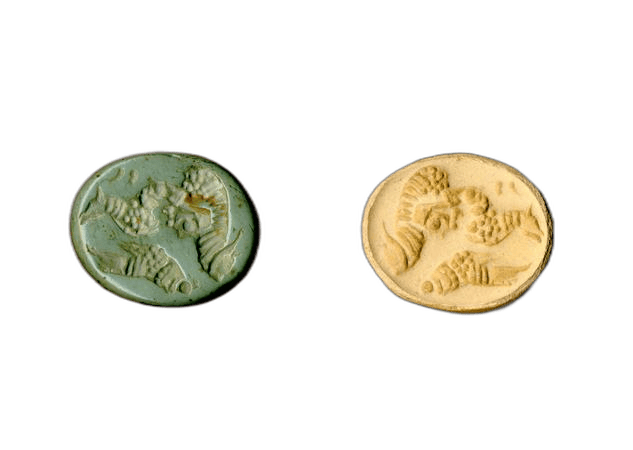 Serpentinite Lion Seal - image 1