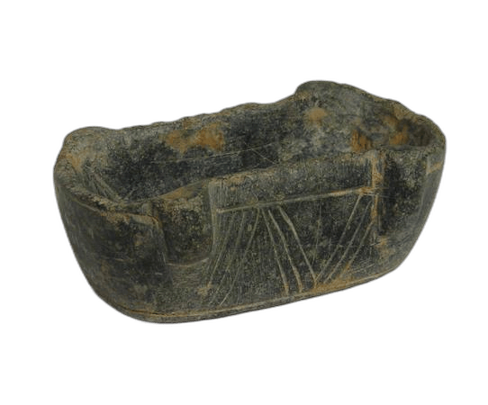 Chlorite Trough Vessel - image 1