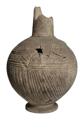 Cypriot Bucchero Wheel Jug - image 1