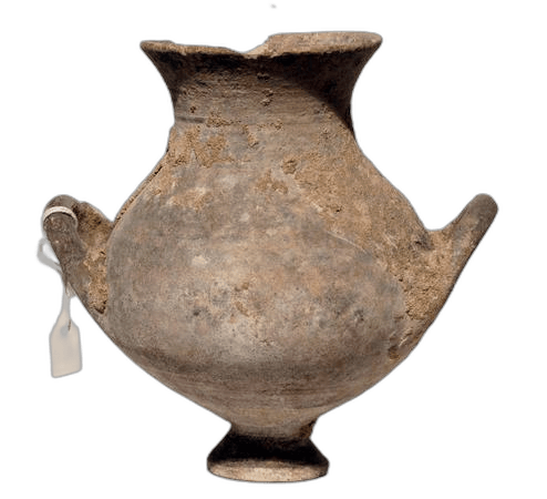 Proto-White Painted Jar - image 1