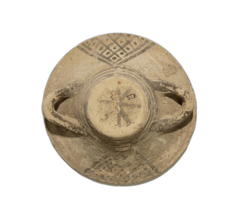 White Painted Kalathos - image 1