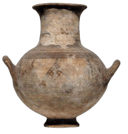 White Painted Jar - image 1