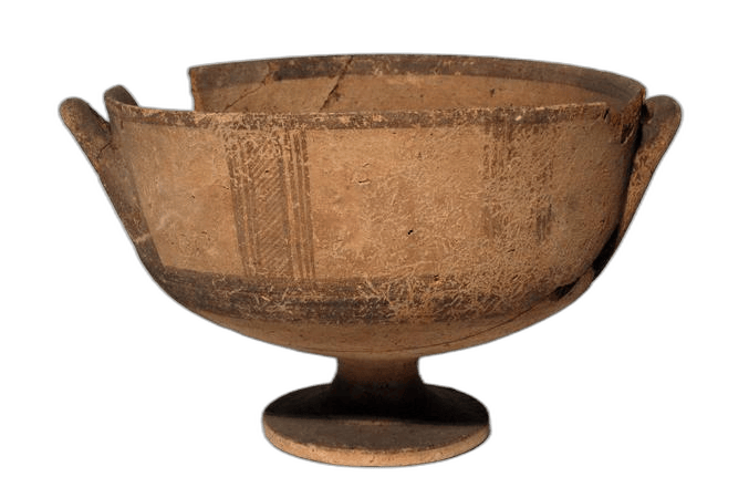 White Painted Bowl - image 1