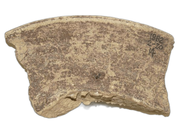 White Painted Rim Sherd - image 1