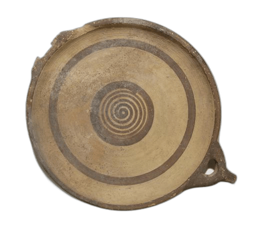 White Painted Dish - image 1