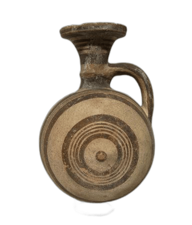 White Painted Flask - image 1