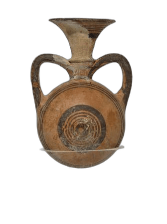 Black-on-Red Flask - image 1