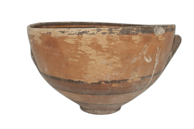 Black-on-Red Bowl - image 1