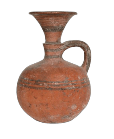 Black-On-Red Perfume Flask - image 1