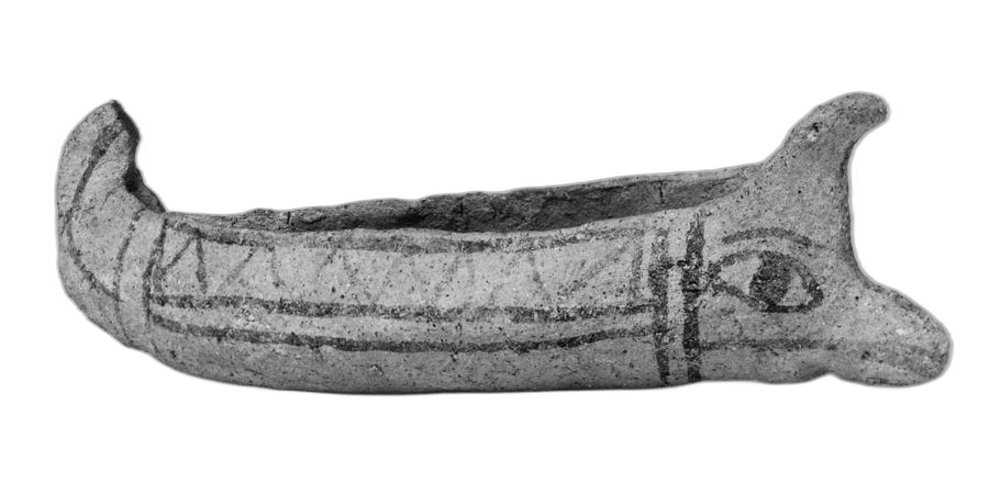 Red and Black Painted Boat - image 1