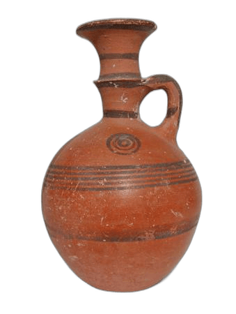 Black-on-Red Perfume Flask - image 1