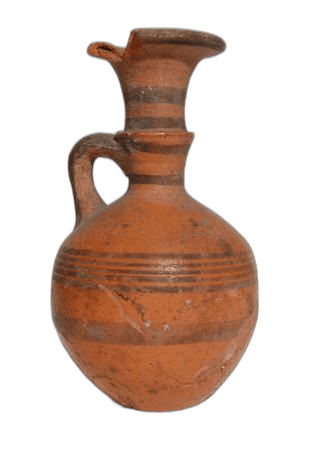 Black-on-Red Perfume Flask - image 1