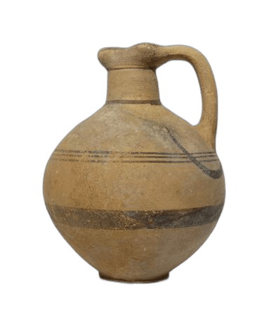 White Painted Trefoil Jug - image 1