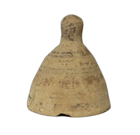 Terracotta Painted Bell - image 1
