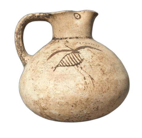 White Painted Oinochoe - image 1