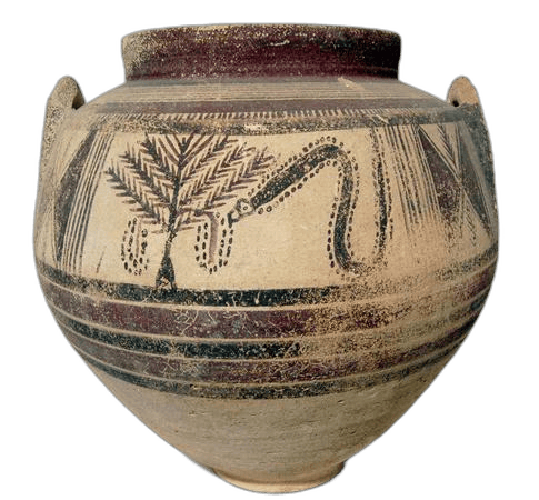 Bichrome Figural Vase - image 1