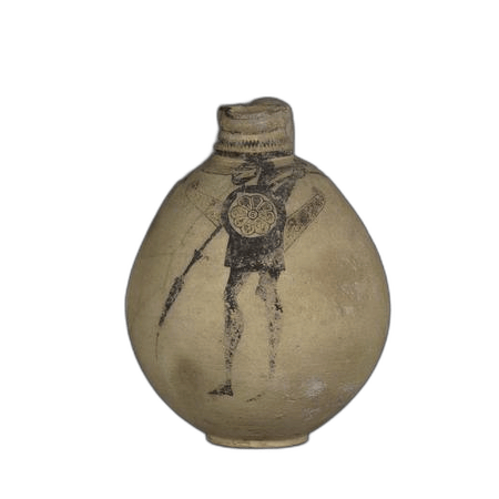 Bichrome Warrior Jug - image 1