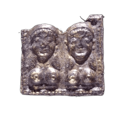 Gilded Silver Bust Plaque - image 1