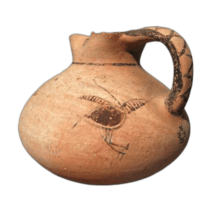 Bichrome Figural Oinochoe - image 1