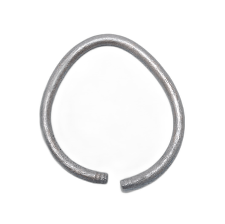 Silver Terminal Lines Bangle - image 1