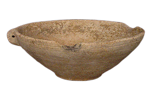 Pinch Handle Pottery Cup - image 1