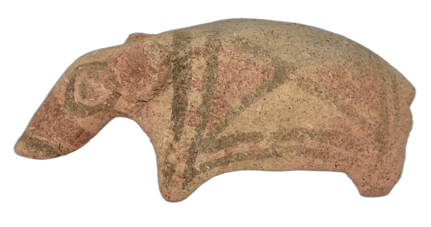 Painted Terracotta Figurine - image 1