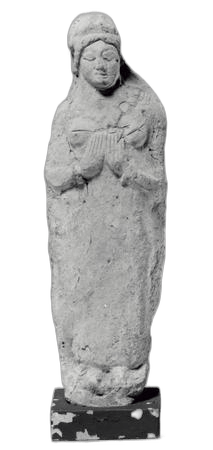 Terracotta Veiled Figure - image 1